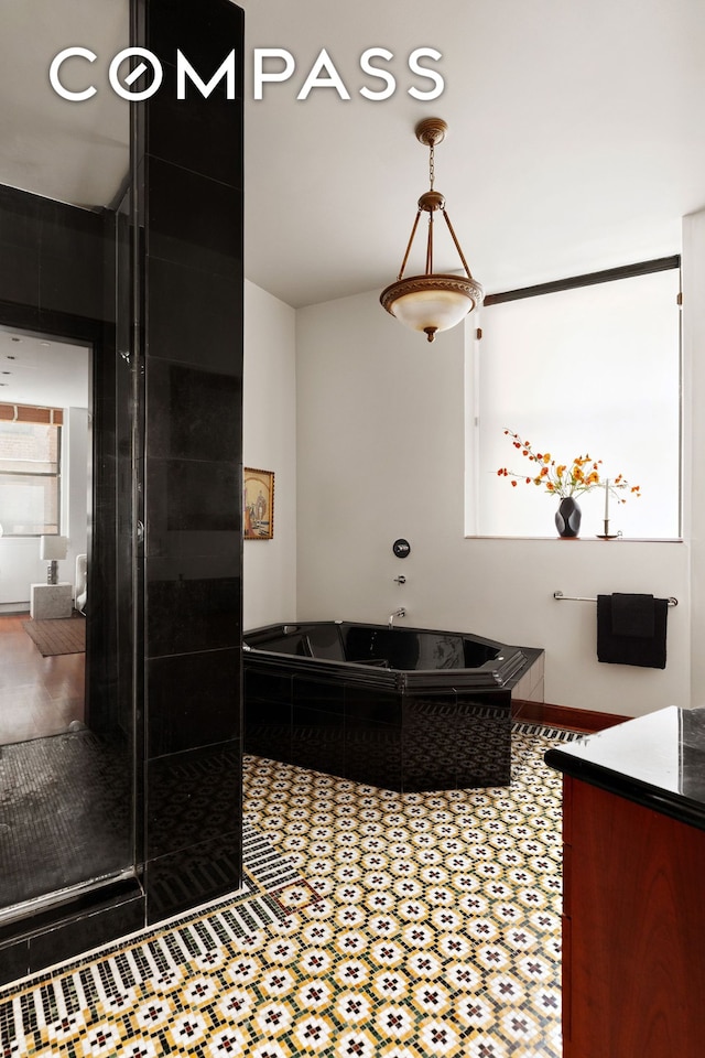 bathroom featuring baseboards