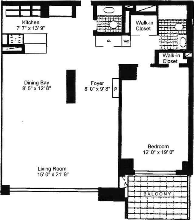 303 E 57th St Unit 16F, New York City, NY 10022 - floor plan / room layout
