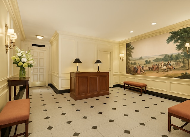 view of reception