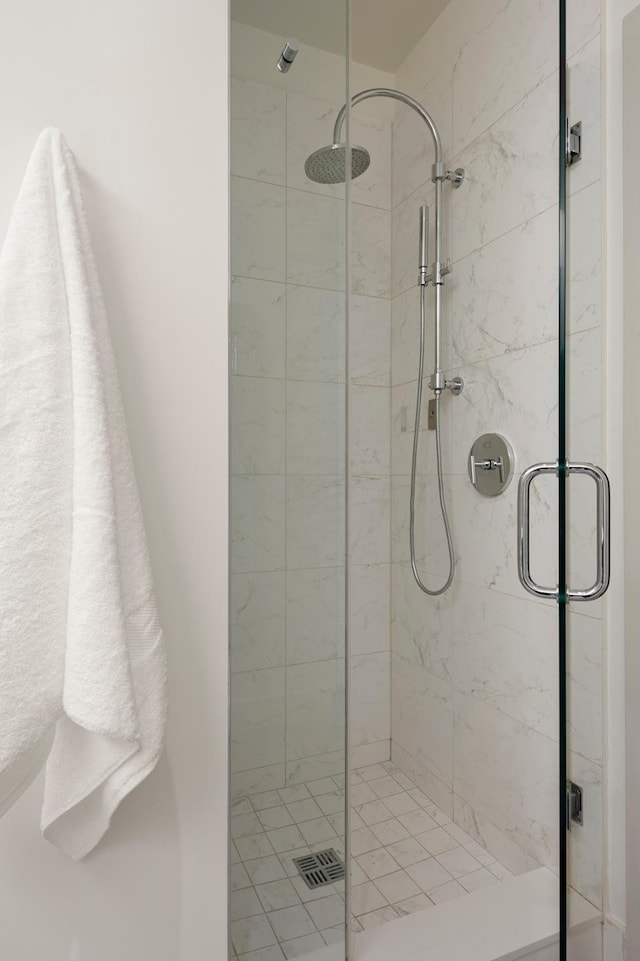 full bath featuring a stall shower