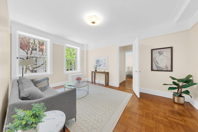 505 W End Ave Unit 2-B, New York City, NY 10024 - living room featuring baseboards