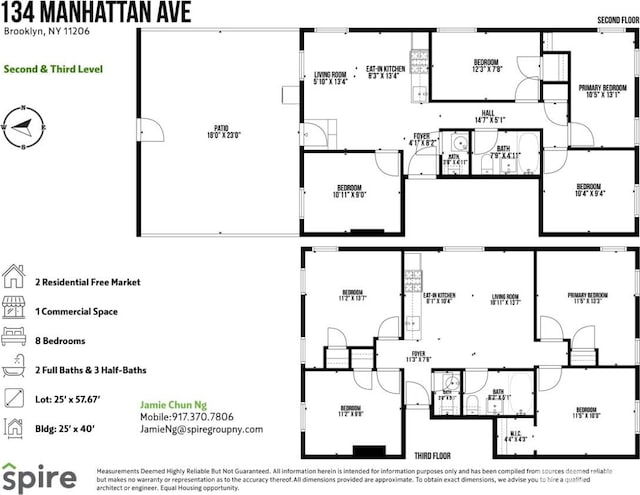 134 Manhattan Ave Bldg, Bldg, New York City, NY 11206 - view of room layout