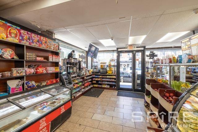 134 Manhattan Ave Bldg, Bldg, New York City, NY 11206 - misc room with a drop ceiling and tile patterned flooring