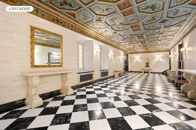 285 Riverside Dr Unit 3F, New York City, NY 10025 - common area featuring crown molding