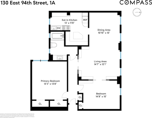 130 E 94th St Unit 1A, New York City, NY 10128 - room layout
