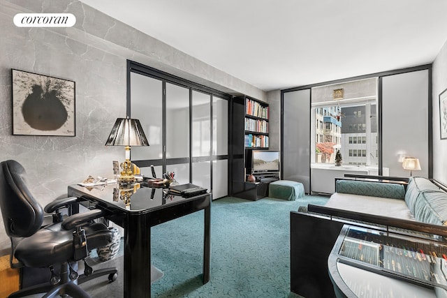 200 E 57th St Unit 14F, New York City, NY 10022 - view of carpeted office space