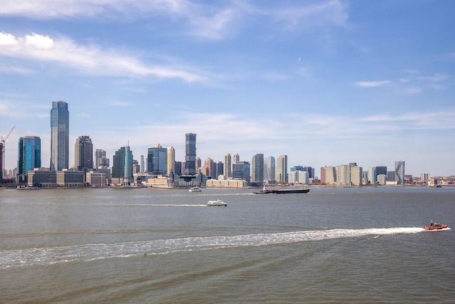 city view featuring a water view