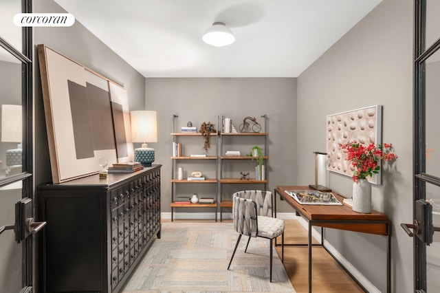 100 Barrow St Unit 5Cloft, New York City, NY 10014 - office featuring light wood finished floors and baseboards