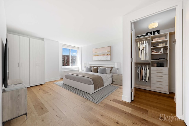 333 Rector Pl Unit 805, New York City, NY 10280 - bedroom featuring hardwood / wood-style flooring