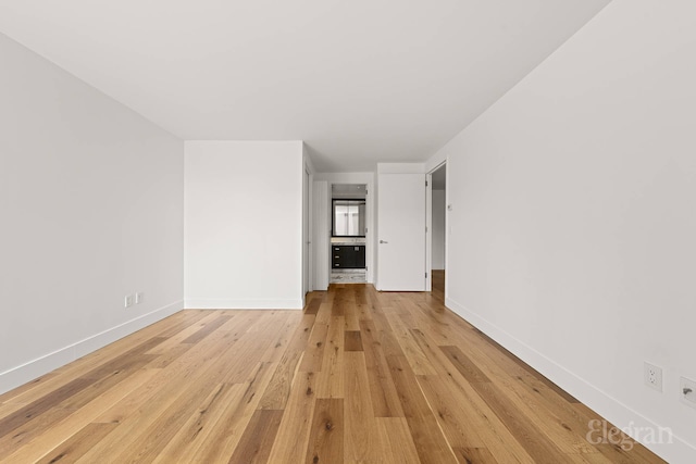 333 Rector Pl Unit 805, New York City, NY 10280 - spare room with light wood finished floors and baseboards