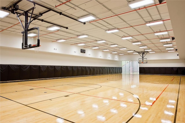 view of sport court featuring community basketball court