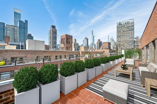 420 E 64th St Ephe, Ephe, New York City, NY 10065 - balcony featuring a view of city