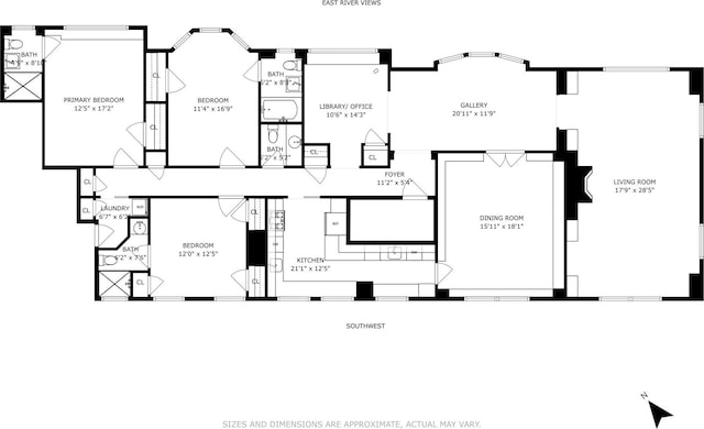 1 E End Ave Unit 8A, New York City, NY 10075 - property floor plan