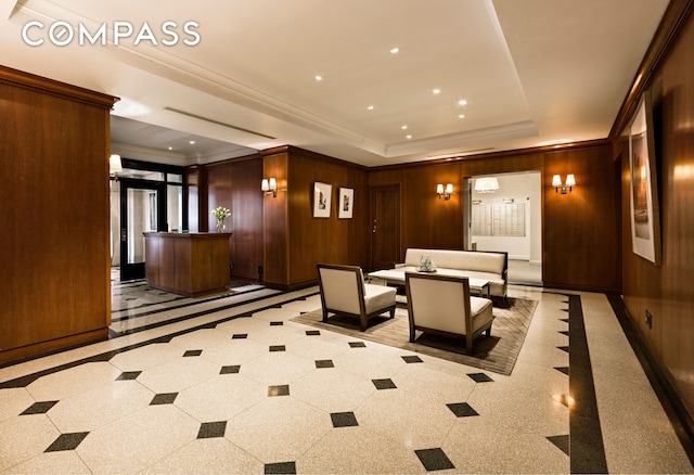 view of community lobby
