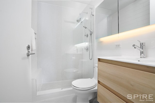 515 E 72nd St Unit 24A, New York City, NY 10021 - full bathroom with toilet, vanity, and walk in shower