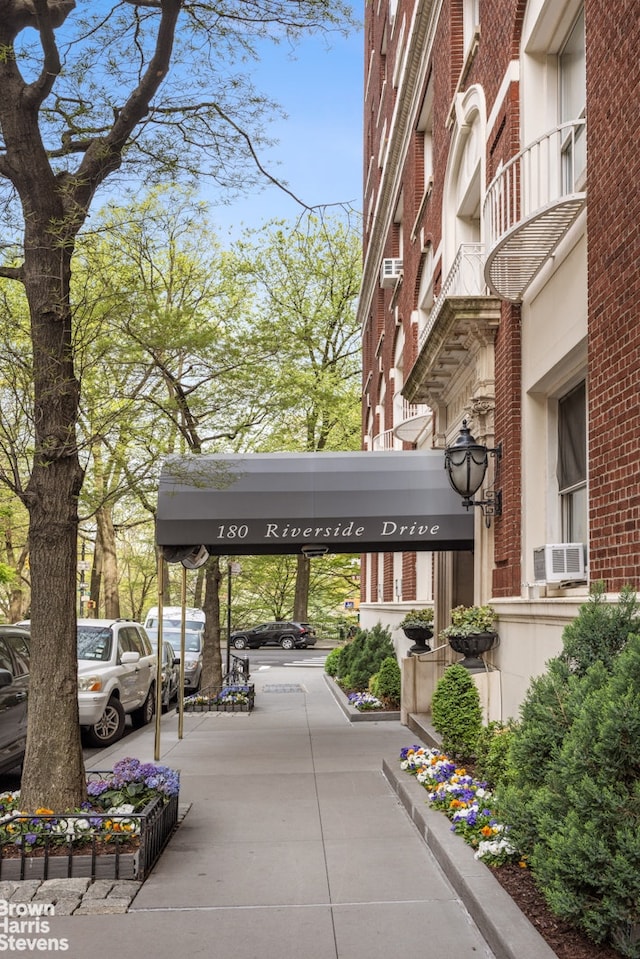 180 Riverside Dr Unit 3E, New York City, NY 10024 - view of parking / parking lot featuring cooling unit