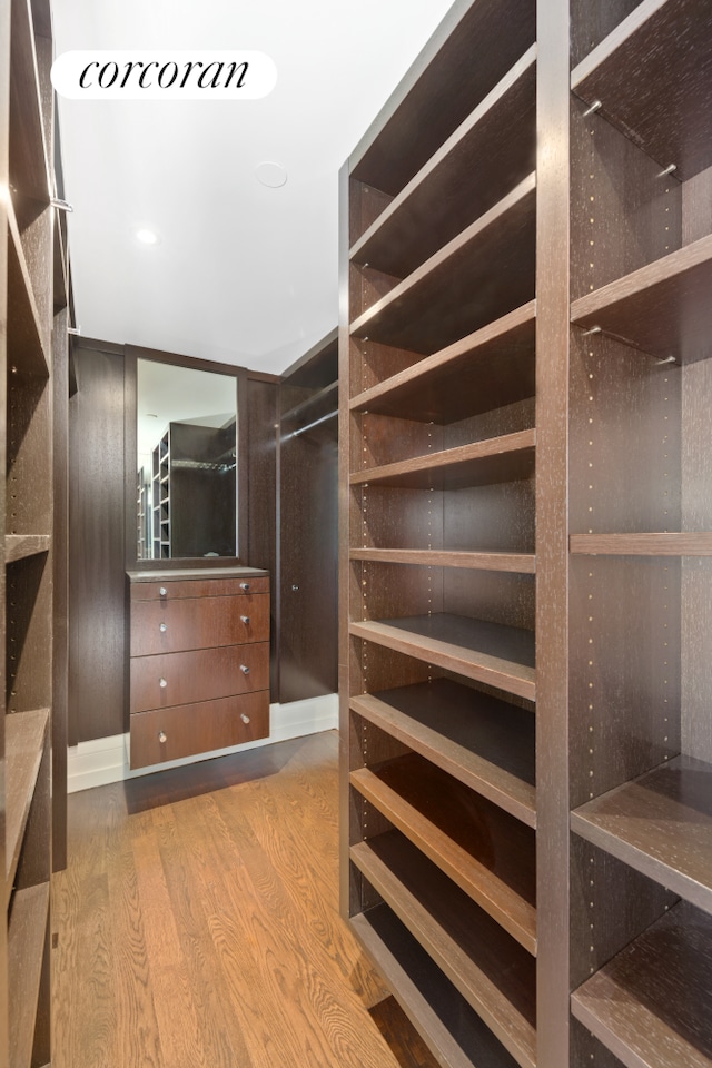 140 E 63rd St Unit 15B, New York City, NY 10065 - spacious closet with wood finished floors