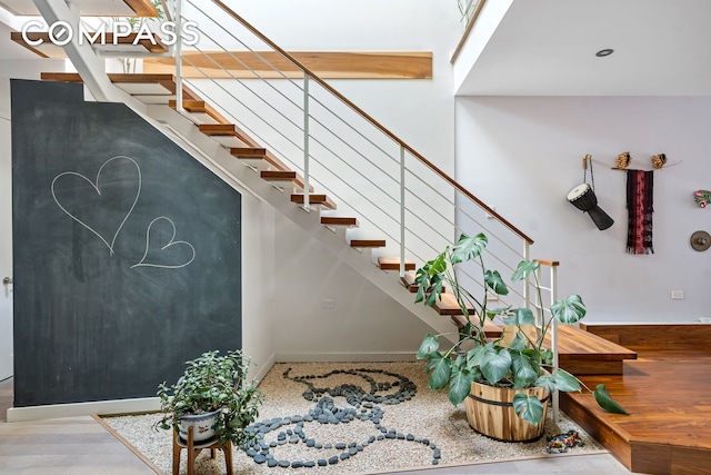 65 Jackson St, New York City, NY 11211 - stairway with baseboards