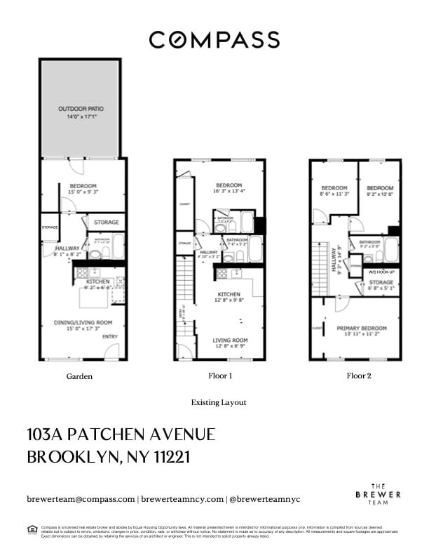 103A Patchen Ave, New York City, NY 11221 - home floor plan