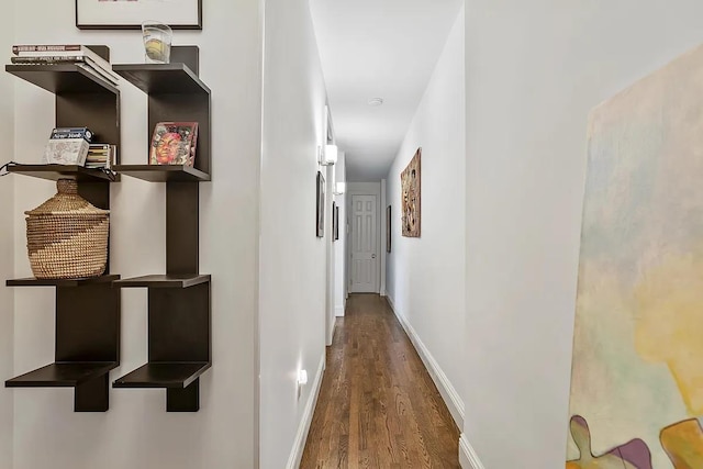 3117 Broadway Unit 1, New York City, NY 10027 - hall featuring wood finished floors and baseboards