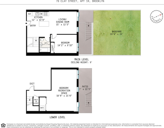 79 Clay St Unit 1R, New York City, NY 11222 - room layout
