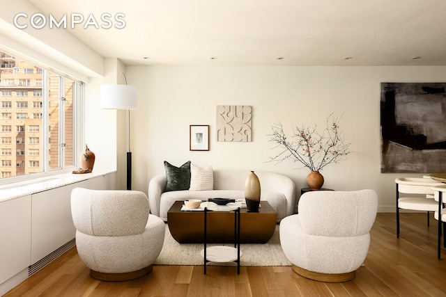 166 E 63rd St Unit 11Bc, New York City, NY 10065 - living area with wood finished floors