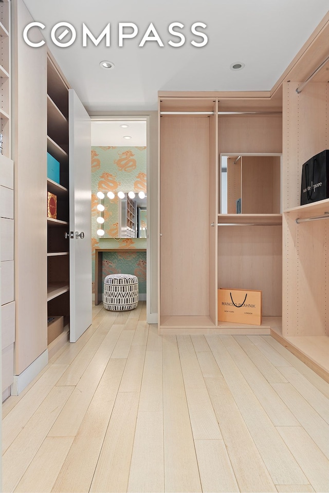 166 E 63rd St Unit 11Bc, New York City, NY 10065 - spacious closet with wood finished floors