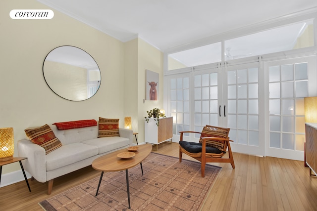 330 W 17th St Unit 2E, New York City, NY 10011 - living area with light wood-type flooring