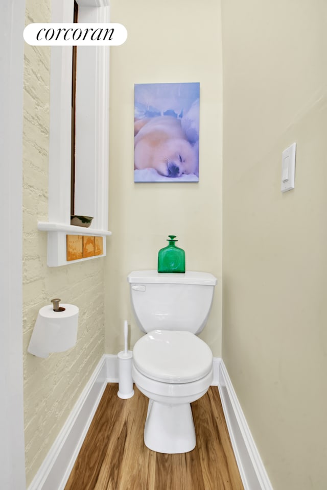 330 W 17th St Unit 2E, New York City, NY 10011 - bathroom with wood finished floors
