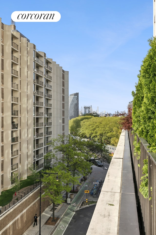 view of property
