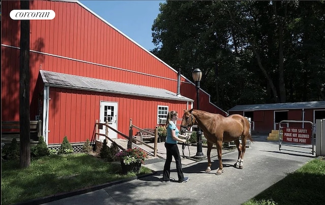 view of stable