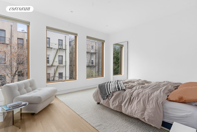 690 Humboldt St, New York City, NY 11222 - bedroom with wood finished floors