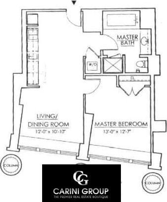 55 Wall St Unit 632, New York City, NY 10005 - view of property floor plan