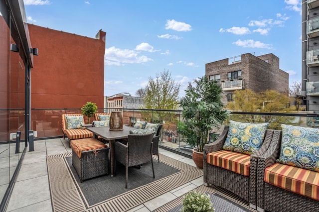554 4th Ave Unit 3D, New York City, NY 11215 - balcony featuring outdoor dining area