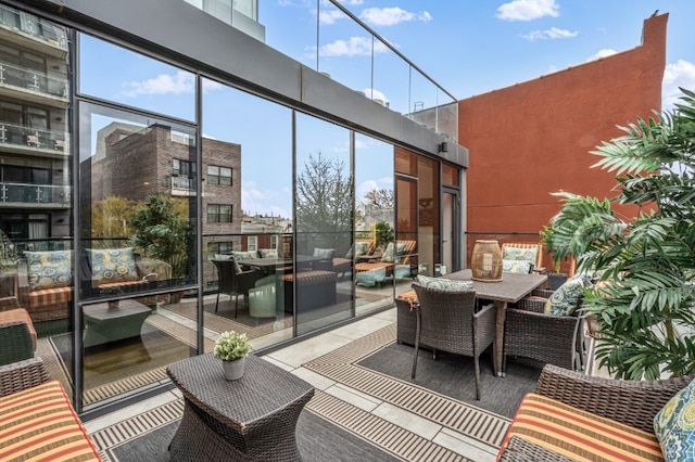 554 4th Ave Unit 3D, New York City, NY 11215 - view of patio with outdoor dining area