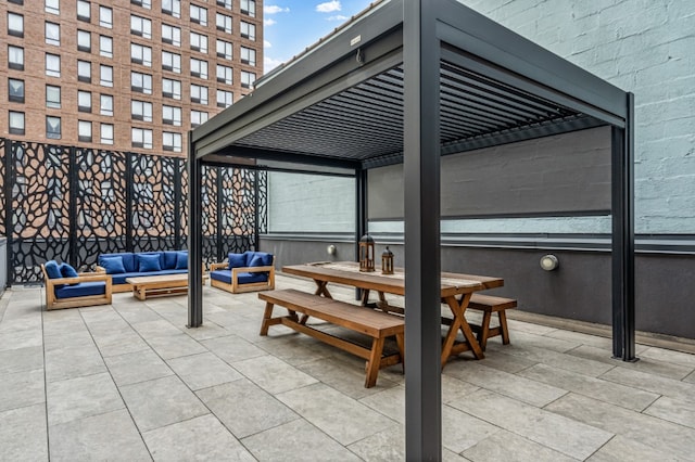 554 4th Ave Unit 3D, New York City, NY 11215 - view of patio / terrace with an outdoor living space and outdoor dining area