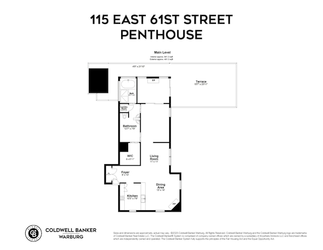 115 E 61st St Ph, Ph, New York City, NY 10065 - property floor plan