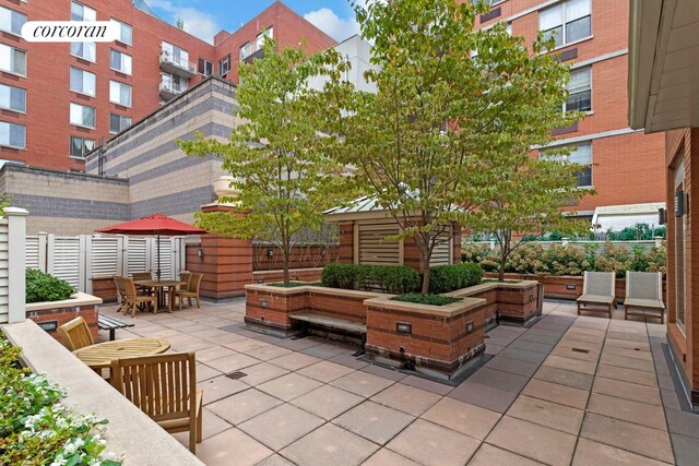 313 W 119th St Unit 4F, New York City, NY 10026 - view of patio with outdoor dining space