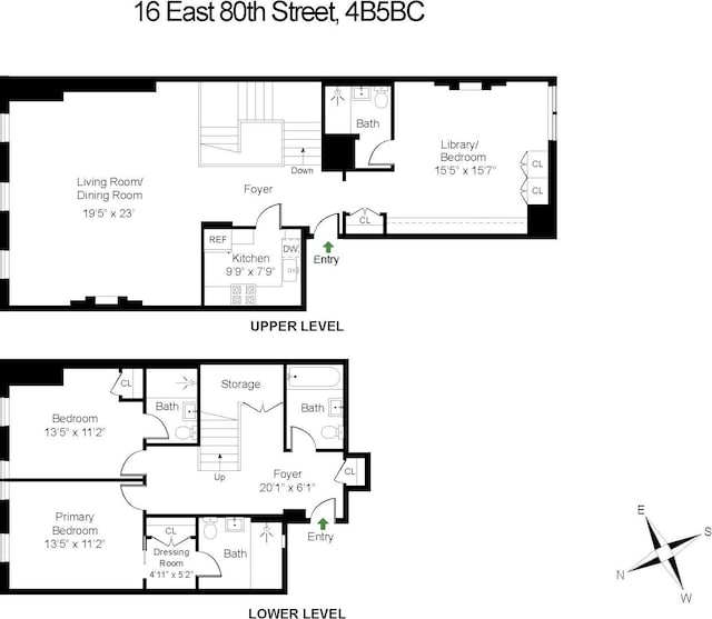 16 E 80th St Unit 4B5Bc, New York City, NY 10075 - property floor plan
