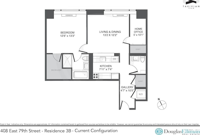 408 E 79th St Unit 3B, New York City, NY 10075 - view of property floor plan