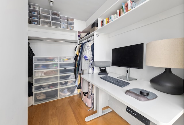 408 E 79th St Unit 3B, New York City, NY 10075 - office area featuring wood finished floors