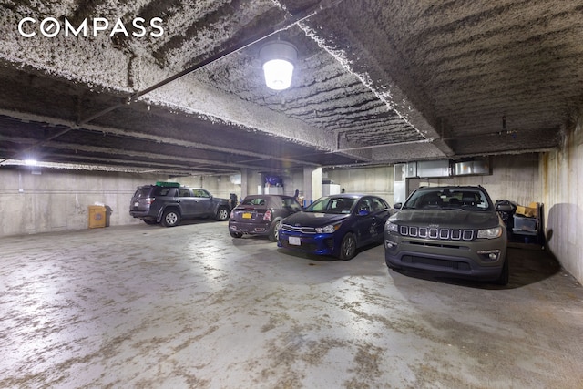 view of parking deck