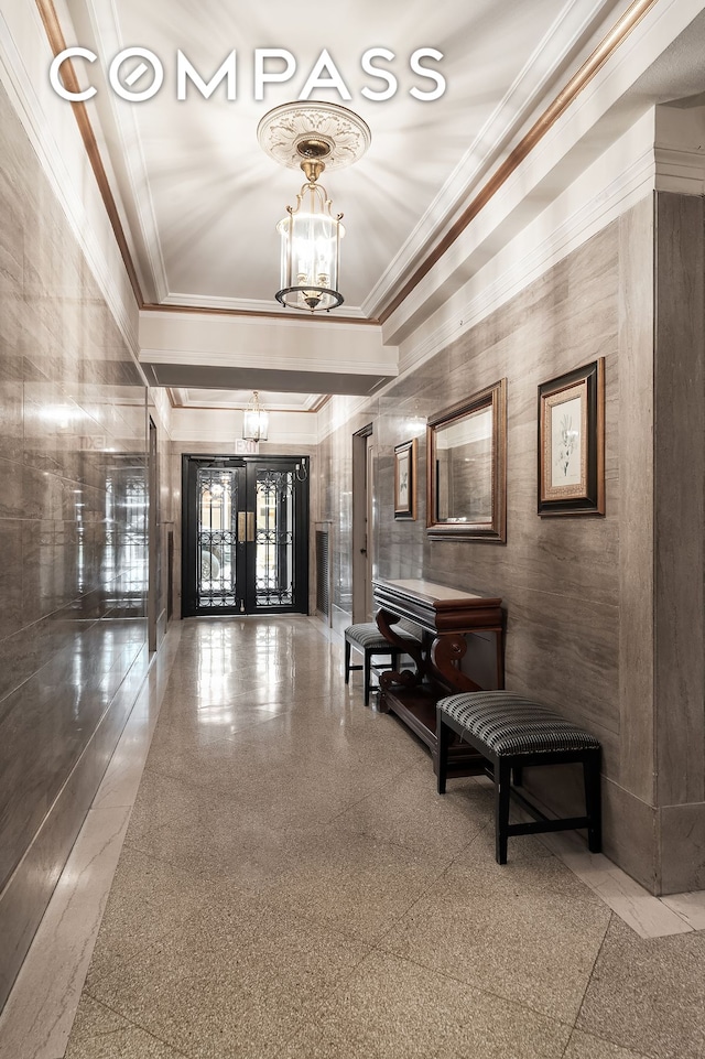 16 E 98th St Unit 8D, New York City, NY 10029 - common area with crown molding