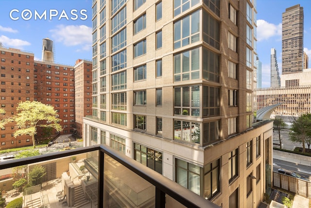 view of property with a city view