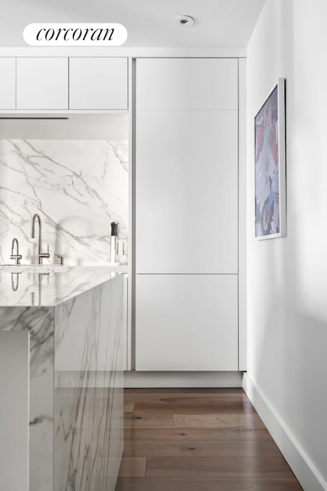 interior space featuring a sink