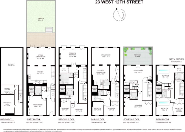 23 W 12th St, New York City, NY 10011 - room layout