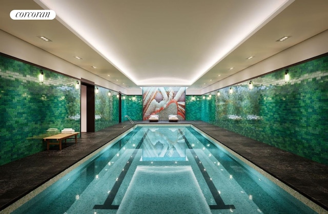 view of indoor community pool