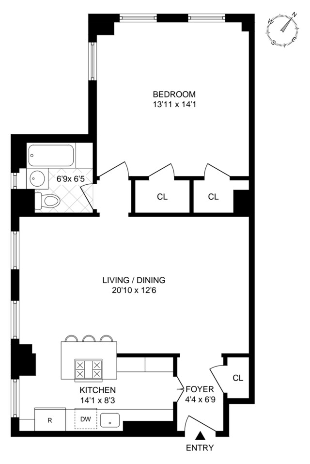 136 Waverly Pl Unit 5E, New York City, NY 10014 - room layout