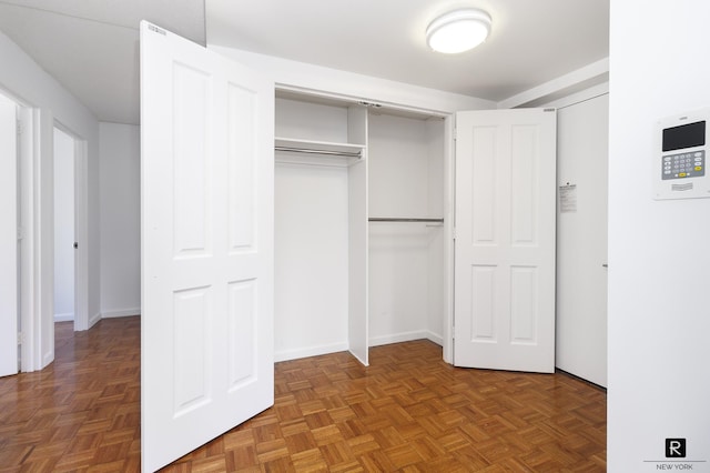 view of closet