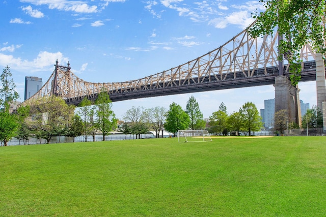 575 Main St Unit 1611, New York City, NY 10044 - surrounding community with a sport area and a water view